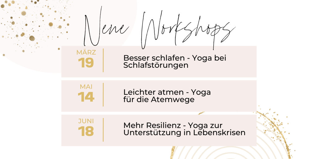 Workshopprogramm Yoga Freiraum Kirchhellen Bottrop